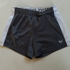 Grey sports mesh shorts